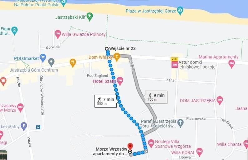 Appartamento Morze Wrzosow Luxflats Jastrzębia Góra Esterno foto